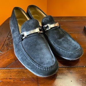 Men’s 10.5 FERRAGAMO Suede Loafers